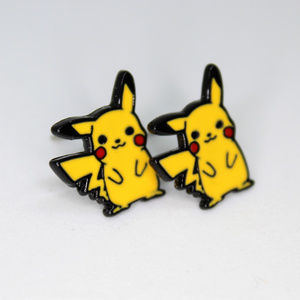 Pokemon Pikachu Enameled Stud Earrings